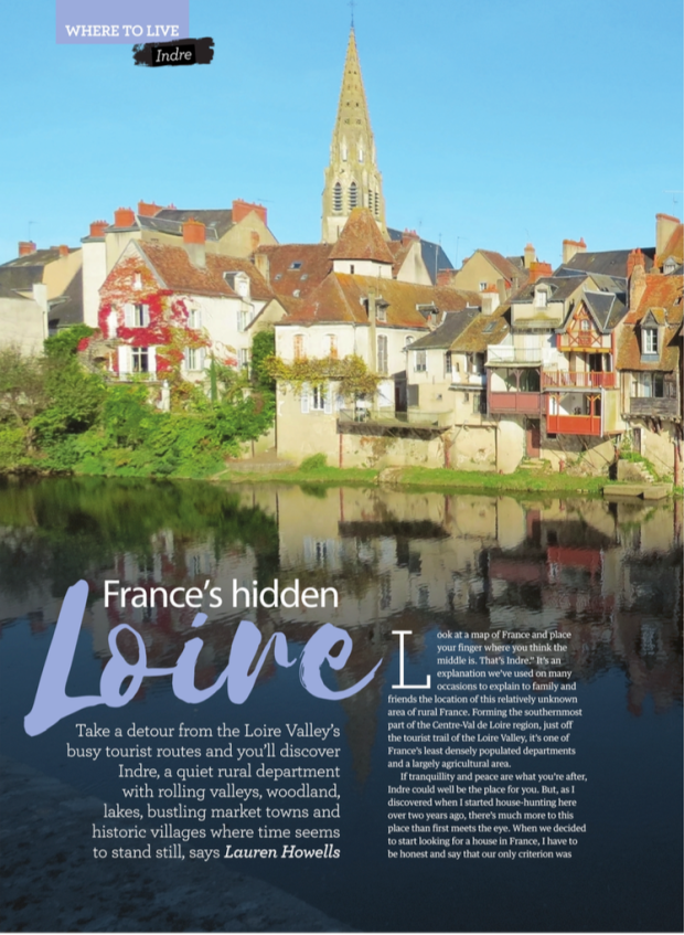 Lauren J Howells copywriter Living France magazine article